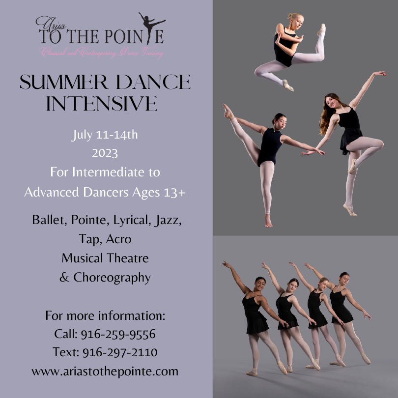 Summer Camps and Intensives Arias To The Pointe